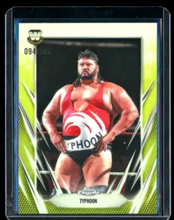 2026 Topps Chrome WWE Typhoon /275 #119 Yellow - Image 1