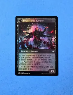 1x Restless Bloodseeker Bloodsoaked Reveler Crimson Vow Creature Vampire Foil - Image 2
