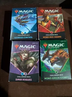 Magic The Gathering MTG - Full Set of Four 4 2021 Challenger Decks - NEW/SEALED - Image 1
