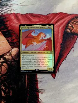 MTG FOIL Leori, Sparktouched Hunter Commander Masters NM English - Image 1