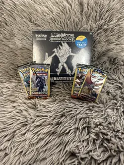 Pokemon TCG - Sun & Moon Burning Shadows ETB + Mini Booster Pack Full Set - New - Image 1