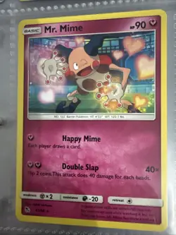 Pokemon TCG Mr. Mime 43/68 Hidden Fates Regular - Image 1