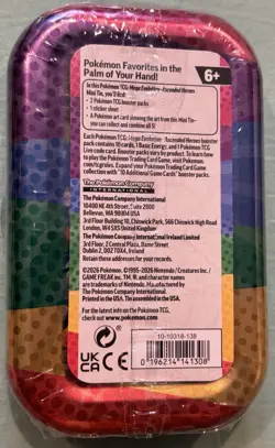 POKEMON MEGA EVOLUTION ASCENDED HEROES CLEFAIRY MINI TIN with 2 Booster Packs - Image 2