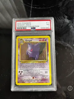 2002 POKEMON LEGENDARY COLLECTION #11 GENGAR-HOLO PSA 7 - Image 1