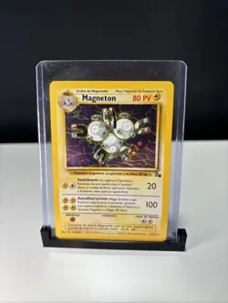 Pokemon Magneton 11/62 Fossil Set Holo Rare 80 HP English 1999 (Italian) - Image 1
