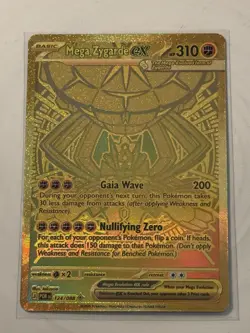Pokemon Mega Zygarde Ex 124 Mega Hyper Rare ME03: Perfect Order (see description - Image 2