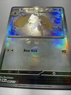 Lopunny (Master Ball Pattern) 084/131 Sv: Prismatic Evolutions Holo Pokemon TCG - Image 3