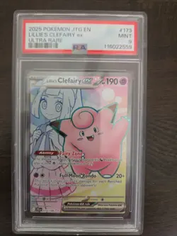 Lillies Clefairy - Pokemon Journey Together SV9 #173 - Mint PSA 9 - Image 1