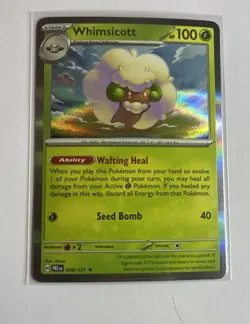 Pokemon Whimsicott Master Ball Pattern 008/131 Prismatic Evolutions - Image 1