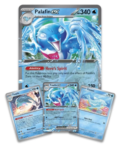 NEW FACTORY SEALED POKEMON TCG SCARLET & VIOLET PALAFIN EX BOX - Image 4