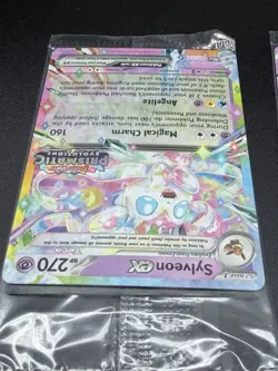 Pokemon Prismatic Evolution Stamped Promos Leafeon EX #6 Sylveon EX Sealed #41 - Image 4