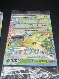 Pokemon Prismatic Evolution Stamped Promos Leafeon EX #6 Sylveon EX Sealed #41 - Image 5