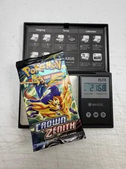 SUPER HEAVY! 21.68g Pokemon TCG Crown Zenith Booster Pack | Sealed - Image 1