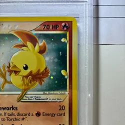 2004 Pokemon Gold Star Ex Team Rocket Returns #108 Torchic Holo PSA 8 NM-MT - Image 5