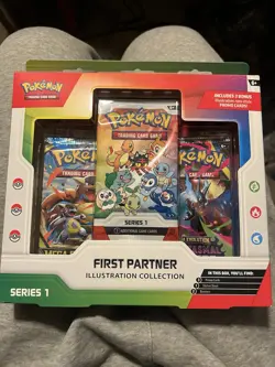 Pokemon First Partner Illustration Collection Series 1 Promo Booster Box - Image 1