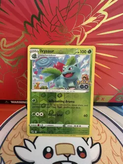 Ivysaur Reverse Holo Uncommon Pokemon GO 002/078 NM - Image 1