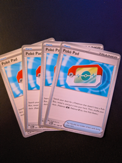 4x Poke Pad 081/088 x4 - NM Perfect Order Pokemon Playset ME03 - Image 1