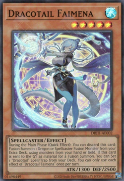 Yugioh Asian-English Dracotail Faimena DBJH-AE002 Super Rare - Image 1