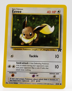 Eevee Pokemon Team Rocket 55/82 Non-Holo Near Mint - Image 1