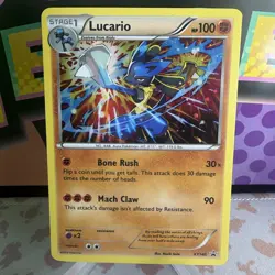 Pokemon Lucario XY140 XY Promo Holo Stage 1 100 HP English - Image 1