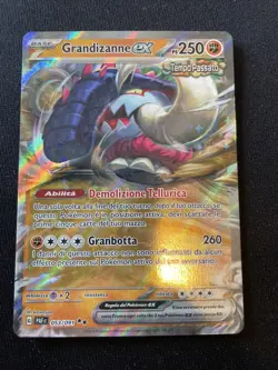 POKEMON CARD GRANDIZANNE EX 053/091 DESTINO A PALDEA ITA NEAR MINT - Image 1