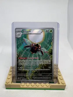 Pokemon TCG Ninjask 137/132 Me01: Mega Evolution Holo Illustration Rare - Image 1