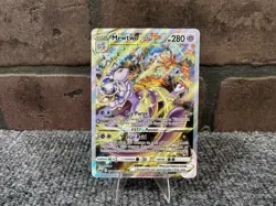 Pokemon TCG Sword & Shield Crown Zenith GG44/GG70 Mewtwo VSTAR Full Art NM - Image 1