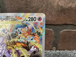 Pokemon TCG Sword & Shield Crown Zenith GG44/GG70 Mewtwo VSTAR Full Art NM - Image 3