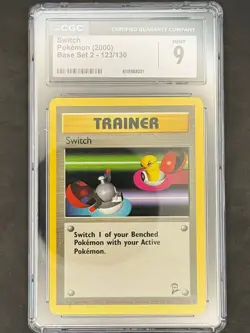 Switch Base Set 2 123/130 2000 Pokemon ENG CGC 9 - Image 1