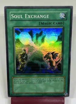 Yu-Gi-Oh! Soul Exchange Yugi SDY-041 Unlimited Super Faded Misprint VLP Vintage - Image 1