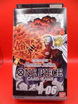 One Piece TCG Absolute Justice Starter Deck ST-06 English - Image 1