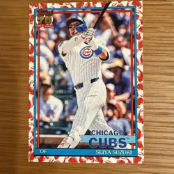 Seiya Suzuki Chicago Cubs Topps Series 1 Japan Parallels 2025 Baseball Card - Image 1