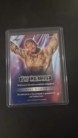 2026 Leaf Pop Century Mike Majlak 1/1 Autographs auto card Scope - Image 3