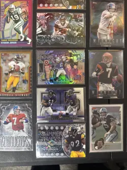 Random NFL Inserts $1 And Up For The Majority A Few $5-$10 Cards Lot of 239 - Image 3