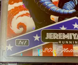 2025 WILD CARD MAMMOTH JEREMIYAH LOVE 1/1 PRC RC National Exclusive Notre Dame - Image 2
