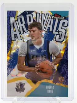 2025-26 Topps Finest - Arrivals Cooper Flagg #A-1 Geometric Refractor (RC) - Image 1
