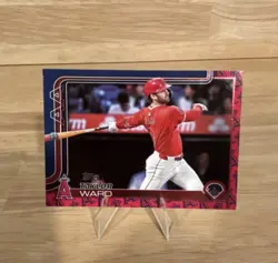 2025 Topps Series 1 - Taylor Ward #209 Los Angeles Angels Team Logo Border - Image 1