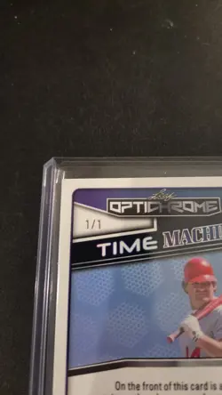 2025 Leaf Optichrome Baseball Pete Rose Time Machine Inscribed Patch Auto 1/1 - Image 4