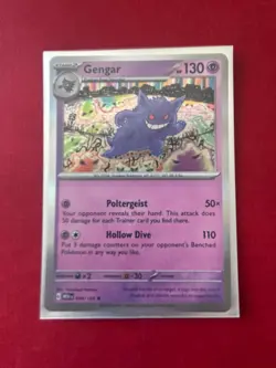Pokemon Gengar TCG Holo Rare Card Scarlet Violet 151 English 094/165 - NM - Image 1