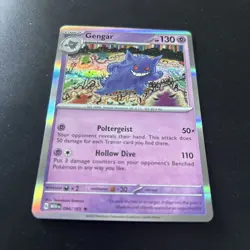 Pokemon Gengar TCG Holo Rare Card Scarlet Violet 151 English 094/165 - NM - Image 1
