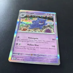 Pokemon Gengar TCG Holo Rare Card Scarlet Violet 151 English 094/165 - NM - Image 3