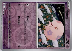Munna 035/086 Black Bolt Reverse Holo Rare English Pokeemon Trading Card TCG - Image 5