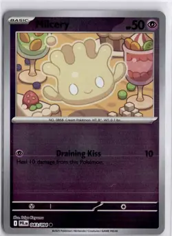 Milcery 043/094 Reverse Holo Pokemon TCG Phantasmal Flames Trading Card - Image 3