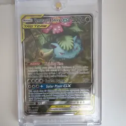 Pokemon Venusaur & Snivy GX SM229 Promo TAG TEAM Holo Card 270 HP - Image 1