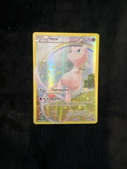 Mew XY110 XY Black Star Promo Holo Foil Pokemon TCG Card LP Condition - Image 1