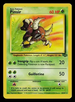 Pokemon Card - Pinsir Jungle 25/64 Rare - Image 1