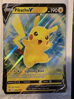 Pikachu V SWSH198 Jumbo Cards Holo - Image 1