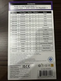 Bandai One Piece Card Game Animal Kingdom Pirates ST04 Starter Deck English - Image 3