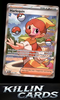 Harlequin - 163/086 163/086 Pokemon Ultra Rare SV: White Flare Card NM - Image 1