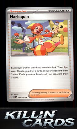 Harlequin 083/086 Pokemon Uncommon SV: White Flare Card NM - Image 1